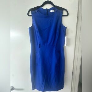 NWT Calvin Klein Royal Blue Mini Dress